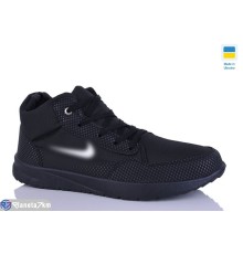 Кросівки чоловічі на зиму (10 пар р.40-45) чорний  "MURMUR"