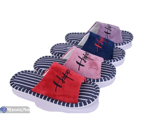 Тапки жіночі на весну/осінь (12 пар р.36-41) мікс  "ELMA"