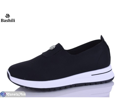 Сліпони жіночі на весну/осінь (6 пар р.36-41) чорний  "Башили"