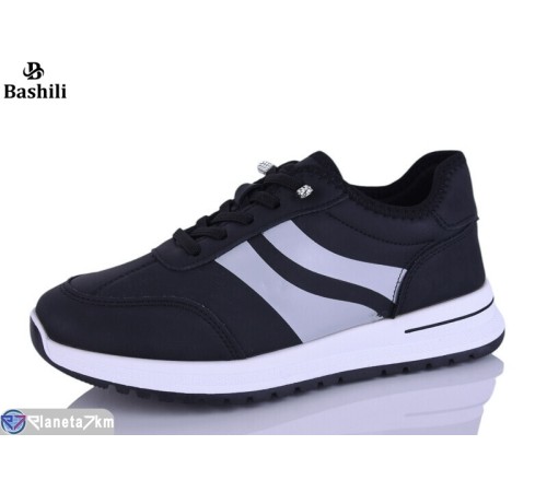 Кросівки жіночі на весну/осінь (6 пар р.36-41) чорний  "Башили"