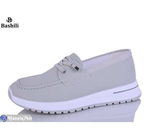 Туфлі жіночі на весну/осінь (8 пар р.40-43) сірий  "Башили"