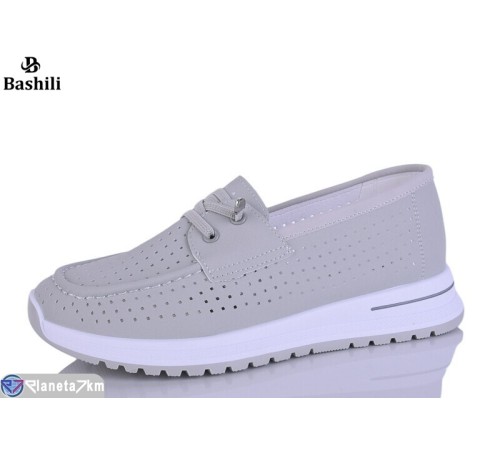 Туфлі жіночі на літо (8 пар р.40-43) сірий  "Башили"