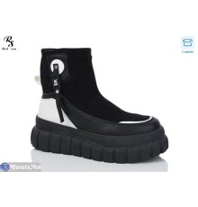 Черевики жіночі на весну/осінь (8 пар р.36-41) чорний  "Red Sun"