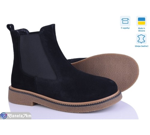 Черевики жіночі на весну/осінь (6 пар р.37-40) чорний  "Linda"