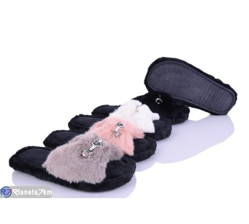 Тапки жіночі на весну/осінь (6 пар р.36-41) мікс  "Ladmir"