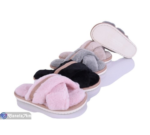 Тапки жіночі на весну/осінь (6 пар р.36-41) мікс  "Ladmir"