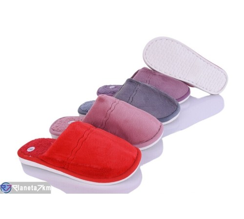 Тапки жіночі на весну/осінь (6 пар р.36-41) мікс  "Ladmir"