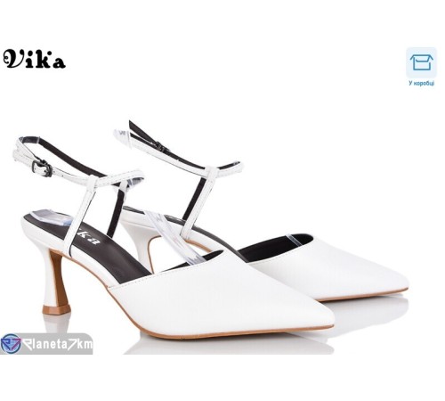 Туфлі жіночі на літо (6 пар р.36-40) білий  "Vika"