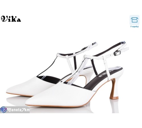 Туфлі жіночі на літо (6 пар р.36-40) білий  "Vika"