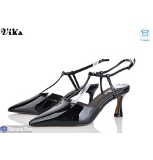 Туфлі жіночі на літо (6 пар р.36-40) чорний  "Vika"