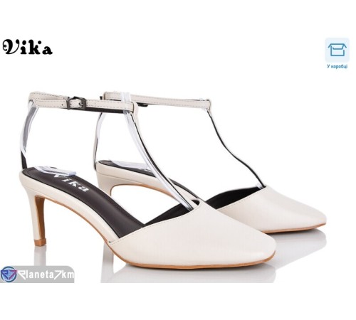 Туфлі жіночі на літо (6 пар р.36-40) бежевий  "Vika"