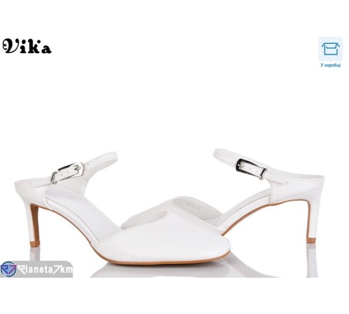 Туфлі жіночі на літо (6 пар р.36-40) білий  "Vika"