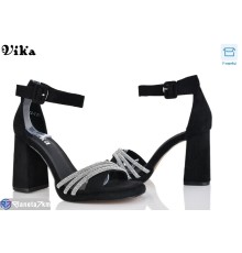 Босоніжки жіночі на літо (6 пар р.36-40) чорний  "Vika"