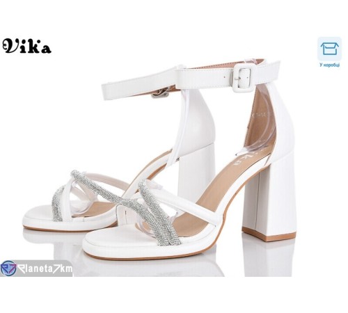 Босоніжки жіночі на літо (6 пар р.36-40) білий  "Vika"