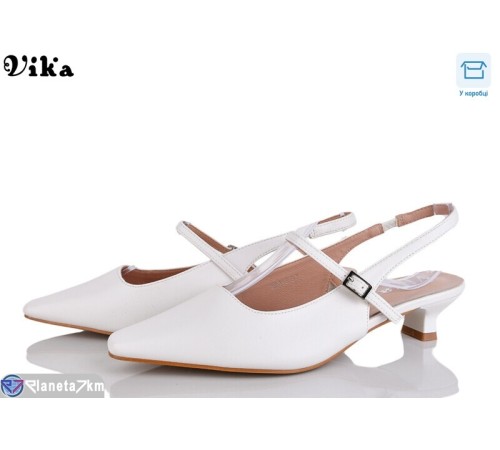 Туфлі жіночі на весну/осінь (6 пар р.36-40) білий  "Vika"