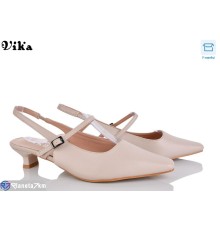 Туфлі жіночі на весну/осінь (6 пар р.36-40) бежевий  "Vika"