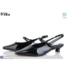 Туфлі жіночі на весну/осінь (6 пар р.36-40) чорний  "Vika"