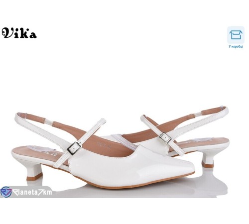 Туфлі жіночі на весну/осінь (6 пар р.36-40) білий  "Vika"