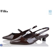 Туфлі жіночі на весну/осінь (6 пар р.36-40) коричневий  "Vika"