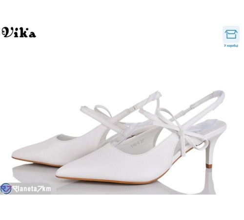 Туфлі жіночі на весну/осінь (6 пар р.36-40) білий  "Vika"