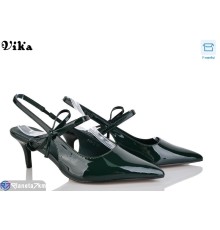Туфлі жіночі на весну/осінь (6 пар р.36-40) зелений  "Vika"