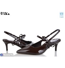 Туфлі жіночі на весну/осінь (6 пар р.36-40) коричневий  "Vika"