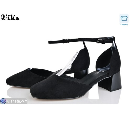 Туфлі жіночі на весну/осінь (6 пар р.36-40) чорний  "Vika"
