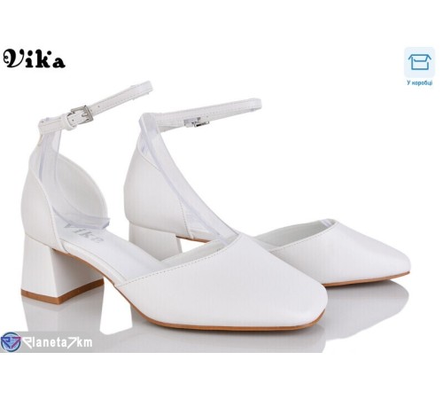 Туфлі жіночі на весну/осінь (6 пар р.36-40) білий  "Vika"