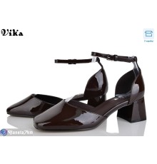 Туфлі жіночі на весну/осінь (6 пар р.36-40) коричневий  "Vika"
