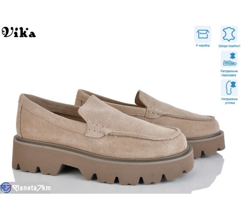 Туфлі жіночі на весну/осінь (8 пар р.36-41) бежевий  "Vika"