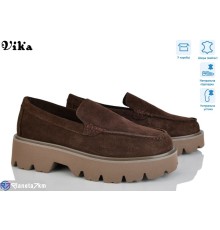 Туфлі жіночі на весну/осінь (8 пар р.36-41) коричневий  "Vika"