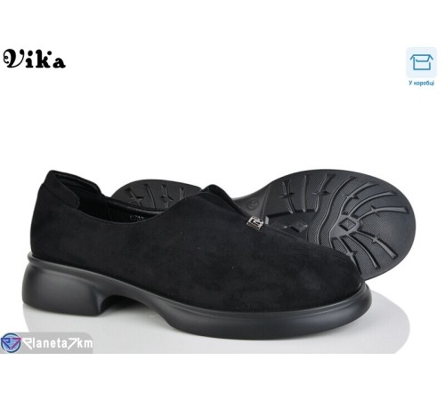 Туфлі жіночі на весну/осінь (8 пар р.36-41) чорний  "Vika"