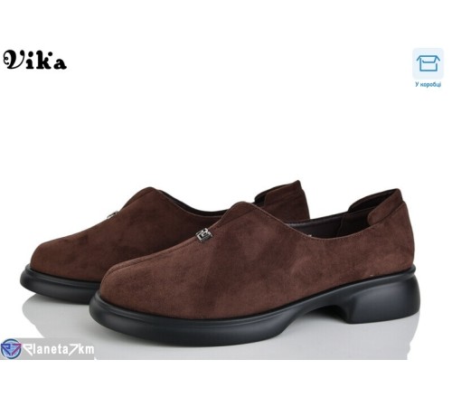 Туфлі жіночі на весну/осінь (8 пар р.36-41) коричневий  "Vika"