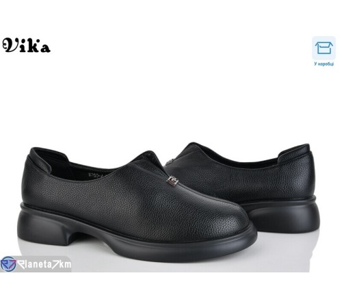 Туфлі жіночі на весну/осінь (8 пар р.36-41) чорний  "Vika"