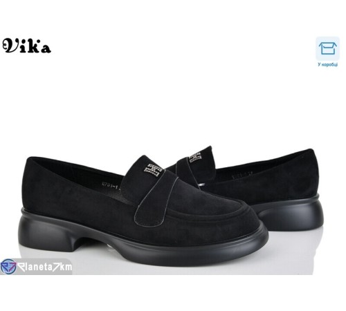 Туфлі жіночі на весну/осінь (8 пар р.36-41) чорний  "Vika"