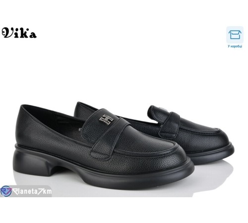 Туфлі жіночі на весну/осінь (8 пар р.36-41) чорний  "Vika"