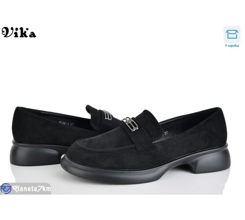 Туфлі жіночі на весну/осінь (8 пар р.36-41) чорний  "Vika"
