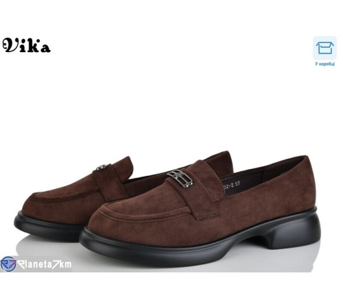 Туфлі жіночі на весну/осінь (8 пар р.36-41) коричневий  "Vika"