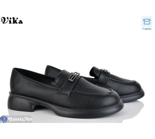 Туфлі жіночі на весну/осінь (8 пар р.36-41) чорний  "Vika"