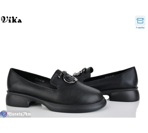 Туфлі жіночі на весну/осінь (8 пар р.36-41) чорний  "Vika"