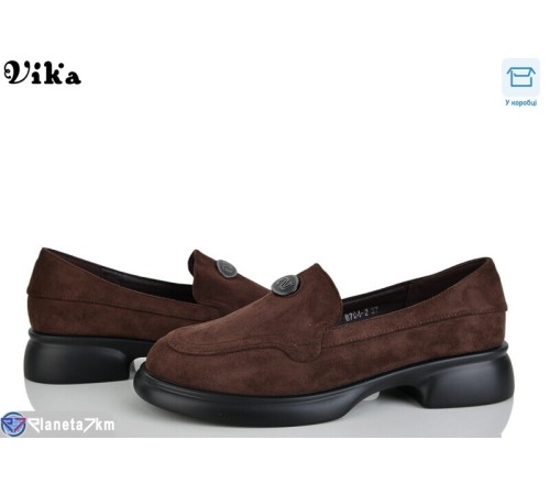 Туфлі жіночі на весну/осінь (8 пар р.36-41) коричневий  "Vika"