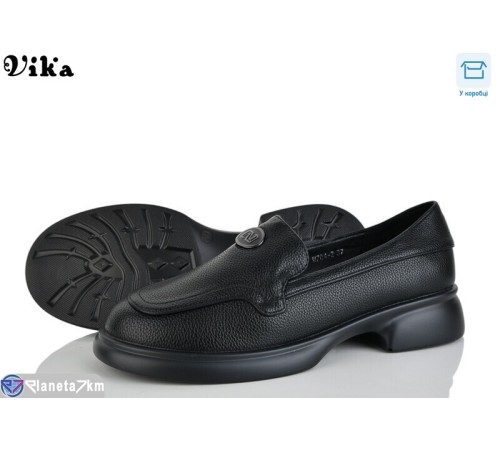Туфлі жіночі на весну/осінь (8 пар р.36-41) чорний  "Vika"