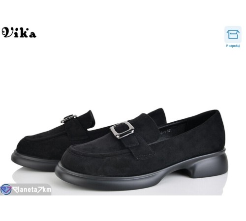 Туфлі жіночі на весну/осінь (8 пар р.36-41) чорний  "Vika"