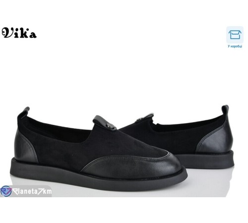 Туфлі жіночі на весну/осінь (8 пар р.36-41) чорний  "Vika"