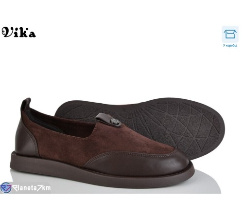 Туфлі жіночі на весну/осінь (8 пар р.36-41) коричневий  "Vika"