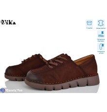 Туфлі жіночі на весну/осінь (8 пар р.36-41) коричневий  "Vika"