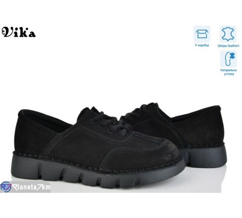 Туфлі жіночі на весну/осінь (8 пар р.36-41) чорний  "Vika"