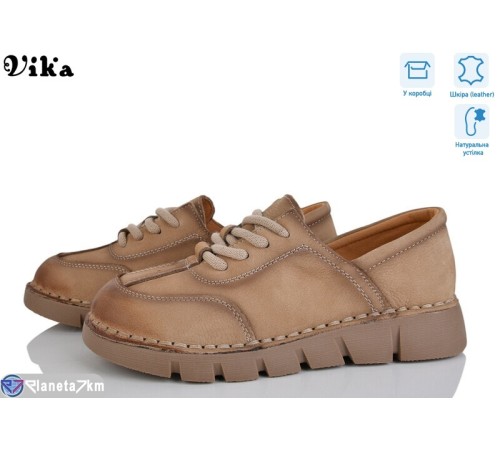 Туфлі жіночі на весну/осінь (8 пар р.36-41) бежевий  "Vika"