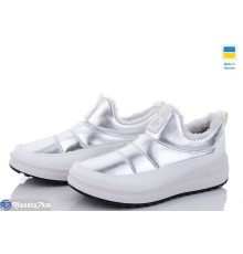 Кросівки жіночі на зиму (8 пар р.37-42) срібний  "OLLA"