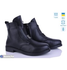 Черевики жіночі на весну/осінь (6 пар р.37-40) чорний  "Linda"